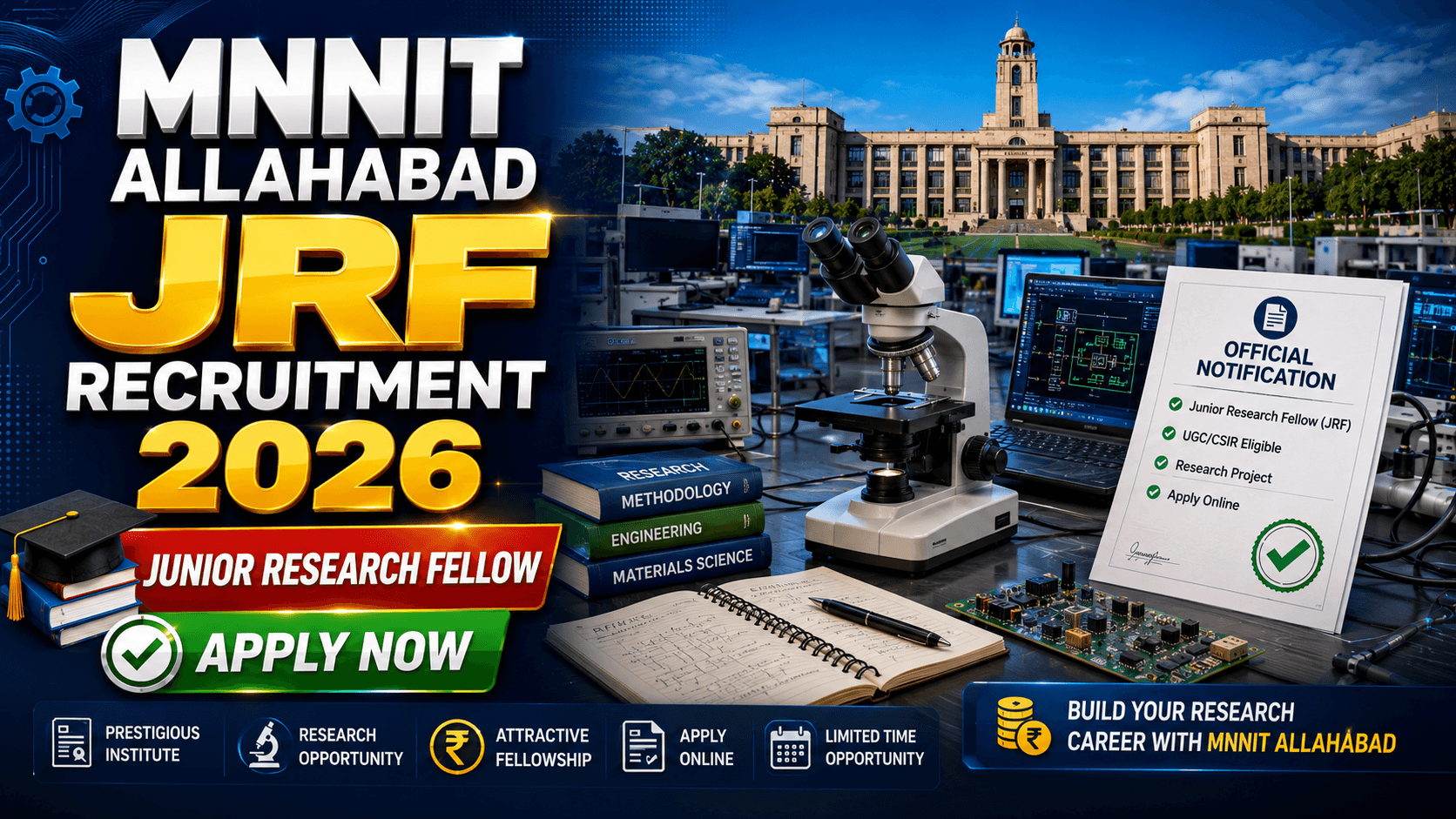 MNNIT Allahabad Junior Research Fellow Recruitment 2026