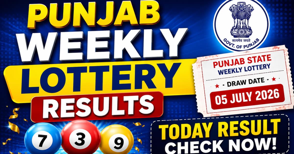 Punjab State Dear 50 Sunday Weekly Lottery Result 05 July 2026