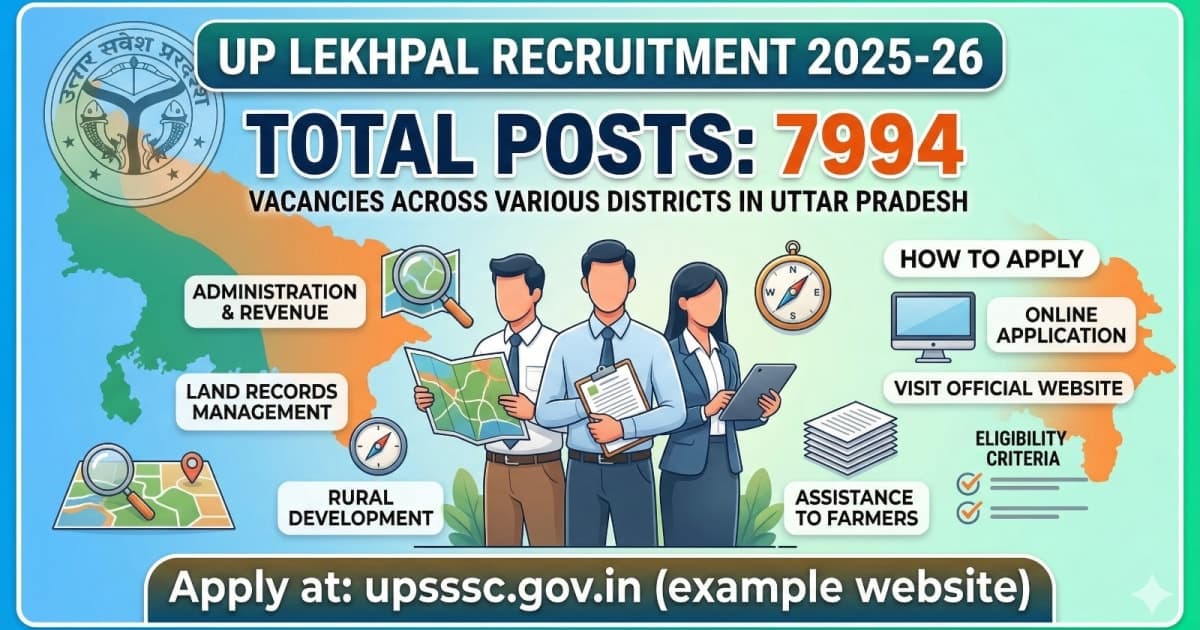 UP Lekhpal Recruitment 2025-26